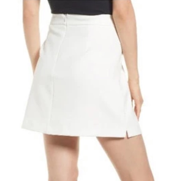 French Connection Adisa Sundae Suiting White Skirt - Picture 4 of 4